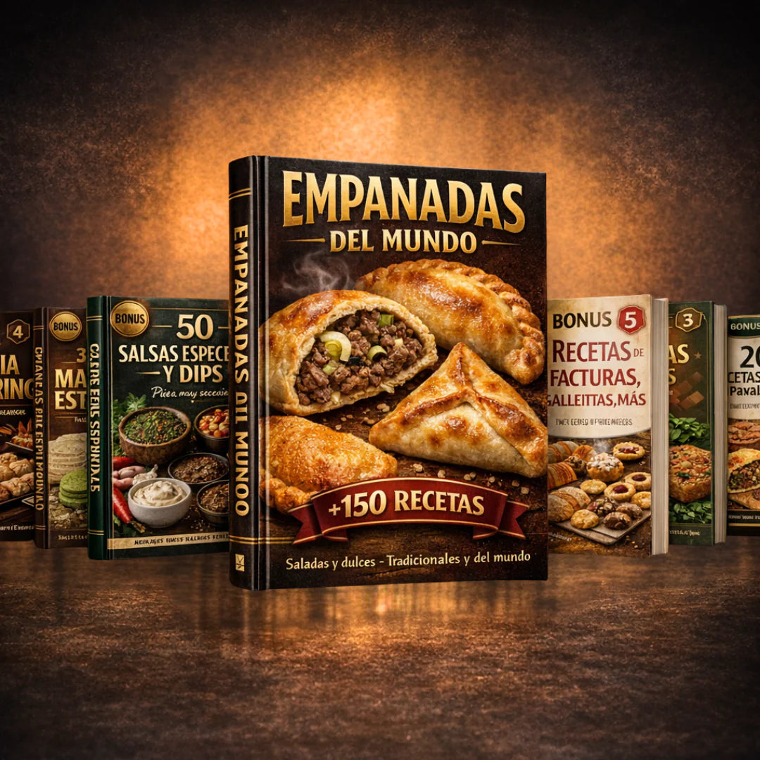 EMPANADAS DEL MUNDO APRENDE A HACER EMPANADAS IRRESISTIBLES + 7 BONUS DE REGALO